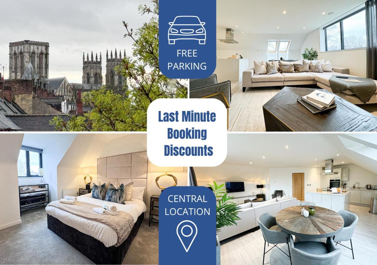 Free Parking - Central - Penthouse 约克 外观 照片